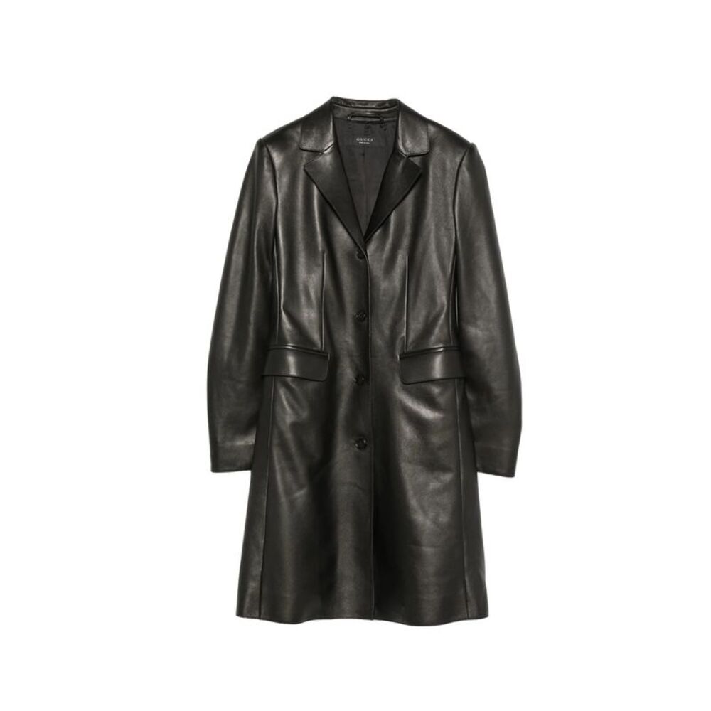Gucci Black Coats - Single Breasted Coats Women